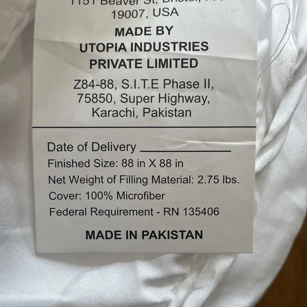 N/A bedding comforter